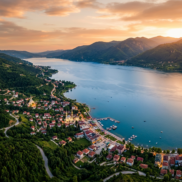 Sapanca Gölü'nün muhteşem manzarası - çevre koruma projesi haberi